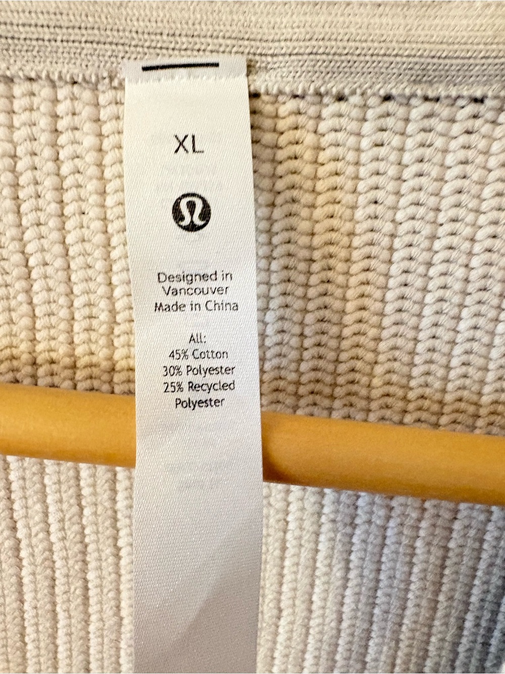 Lululemon Cream Ribbed Cardigan XL Oversized Cozy Knit Sweater - Picture 2 of 9